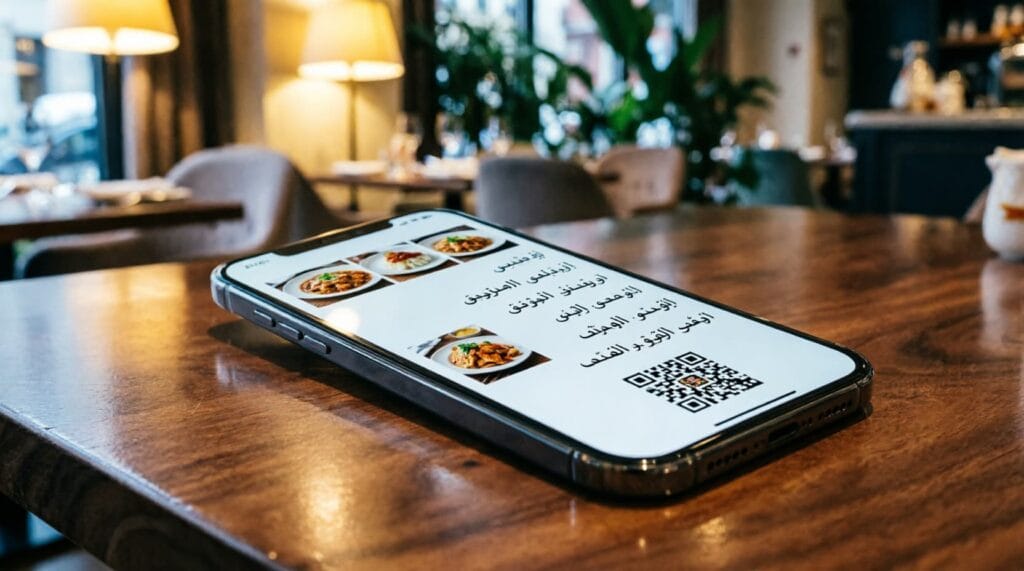 تصميم منيو إلكتروني